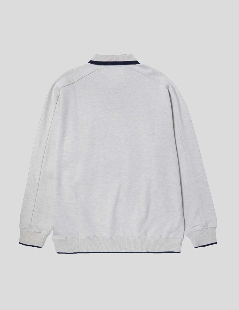 T-shirt HUF estex polo fleece heather grey